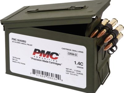 PMC 50 BMG AMMO CAN 660GR – LINKED FMJ-BT 100RD