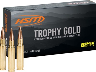 HSM TROPHY GOLD 6.5 PRC – 130GR BERGER VLD 20RD 25BX/CS
