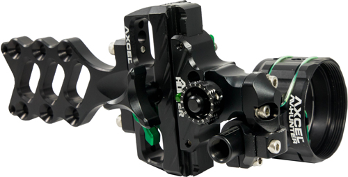 AXCEL BOW SIGHT ACCU HUNTER – SINGLE PIN GREEN .019 W/SCOPE