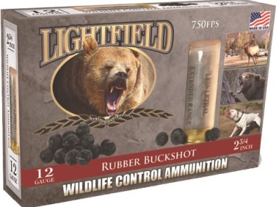 LIGHTFIELD 12GA 2.75″ 21-BALL – RUBBER BUCKSHOT 5RD 10BX/CS