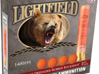 LIGHTFIELD 410 2.5″ RUBBER – BUCK 4 PELLET 5RD 10BX/CS