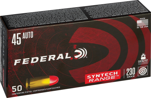 FEDERAL AE 45 ACP 230GR TOTAL – SYNTHETIC JACKET 50RD 10BX/CS