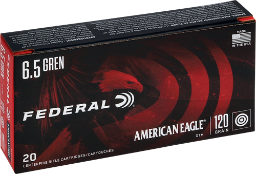 FEDERAL AE 6.5 GRENDEL 120GR – OTM 20RD 10BX/CS