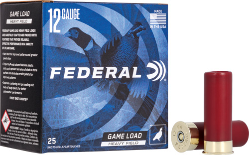 FEDERAL GAME SHOK 12GA 2.75″ – 1-1/4OZ. #7.5 25RD 10BX/CS