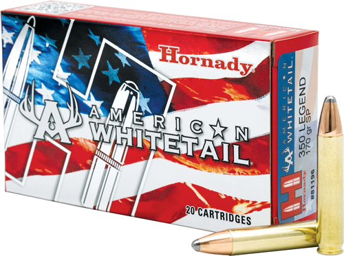 HORNADY WHITETAIL 350 LEGEND – 170GR INTERLOCK 20RD 10BX/CS