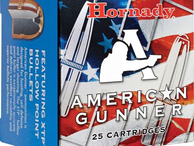 HORNADY AMERICAN GUNNER – 380 ACP 90GR XTP 25RD 10BX/CS