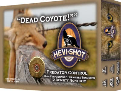HEVI-SHOT DEAD COYOTE 12GA – 3.5″ 1-5/8OZ #T 10RD 10BX/CS