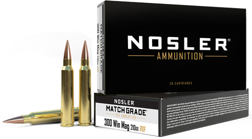 NOSLER MATCH 300 WIN MAG 210GR – REDUCED DRAG HPBT 20RD 10BX/C