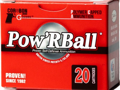 GLASER 45 ACP 165GR POW’RBALL – 20RD 25BX/CS