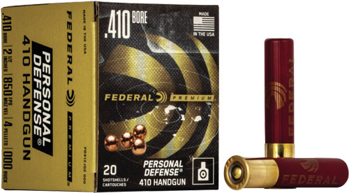 FEDERAL PREMIUM 410 2.5″ 000 – BUCK 4 PELLETS 20RD 10BX/CS