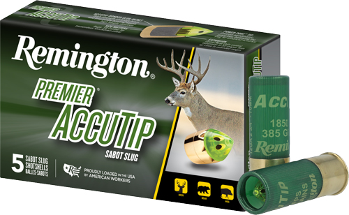 REMINGTON PREMIER 12GA 3″ – 385GR ACCUTIP 5RD 20BX/CS