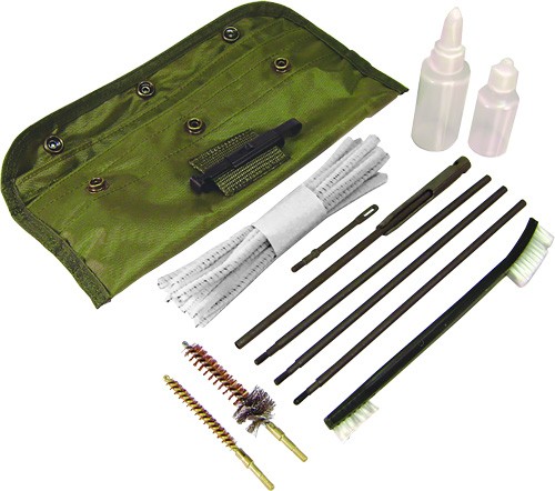 PSP CLEANING KIT AR15/M16 – GI FIELD OD GREEN POUCH