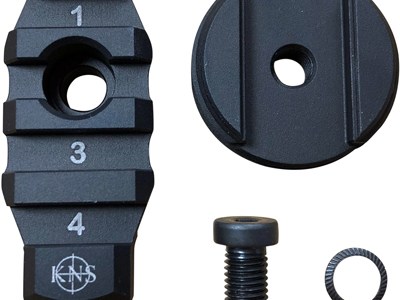 KNS STOCK ADAPTER W/FLANGE – AR BUFFER TO PICATINNY RAIL