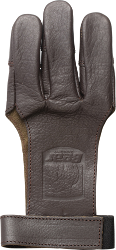 BEAR ARCHERY LEATHER SHOOTING – GLOVE 3-FINGER AMBIDEXTROUS LG