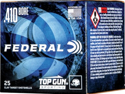 FEDERAL TOP GUN 410 2.5″ 1/2OZ – #8 1330FPS 250RD CASE LOT