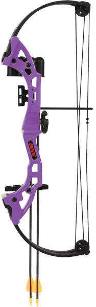 BEAR ARCHERY YOUTH COMPOUND – BOW BRAVE RH PURPLE AGE 8+