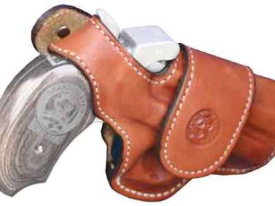 BOND ARMS DRIVING HOLSTER RH – FOR SNAKESLAYER IV LEATHER TAN