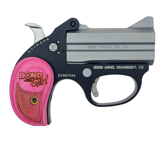 BOND ARMS STINGER GIRL 380ACP SS 3″ FS