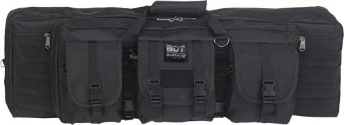 BULLDOG 42″ DOUBLE TACTICAL CS – 3 LARGE ACCESS POCKETS BLACK