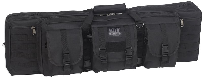 BULLDOG 37″ SINGLE TACTICAL CS – 3 LARGE ACCESS POCKETS BLACK