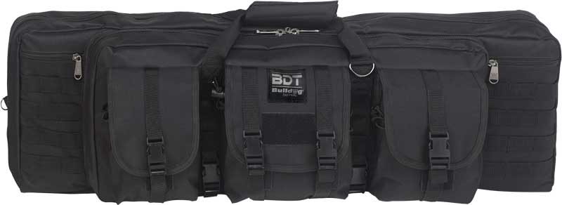 BULLDOG 43″ SINGLE TACTICAL CS – 3 LARGE ACCESS POCKETS BLACK
