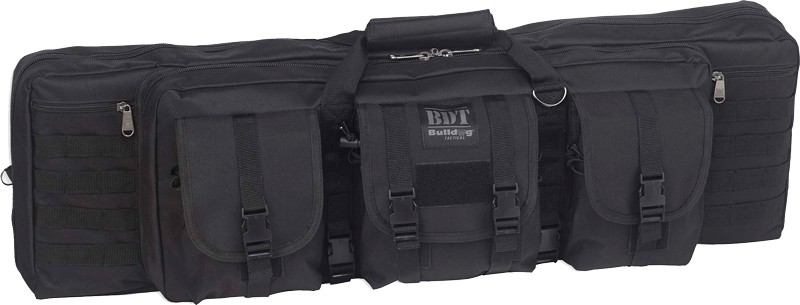 BULLDOG 47″ SINGLE TACTICAL CS – 3 LARGE ACCESS POCKETS BLACK