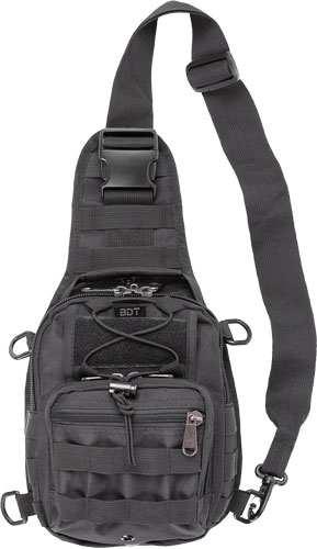 BULLDOG BDT X-SMALL SLING BAG` – W/MOLLE WEBBING BLACK