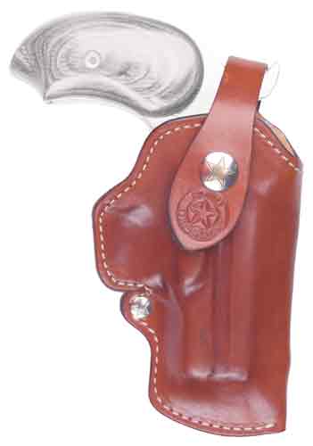 BOND ARMS BELT LOOP HOLSTER RH – 3.5″ W/FULL TRIGGER GUARD TAN