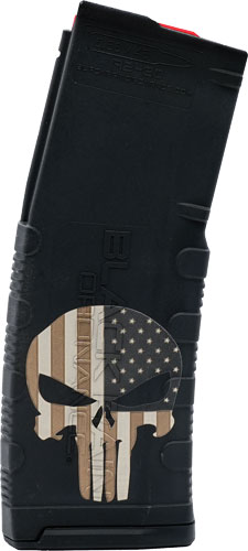 BLACK RAIN MAGAZINE AR15 30RD – 5.56″ PUNISHER W/ FLAG ETCHED