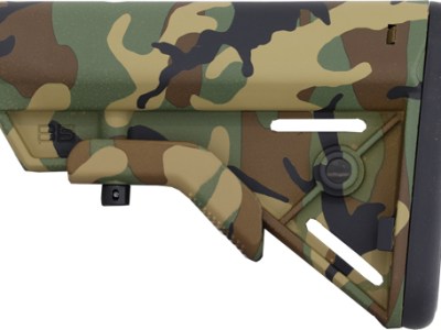 B5 SYSTEMS BRAVO STOCK – MIL-SPEC WOODLAND