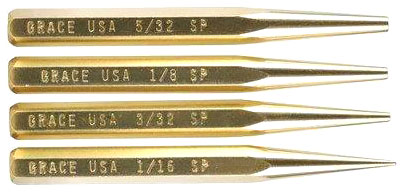 GRACE USA PUNCH SET – STARTER PUNCH SET OF 4 BRASS