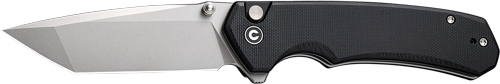 CIVIVI KNIFE BRAZEN 3.46″ – BLACK G-10/STONEWASH BUTTON LK