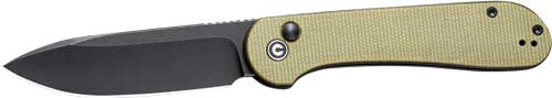 CIVIVI KNIFE ELEMENTUM 3.47″ – OLIVE MICARTA/BLACK STNWASH