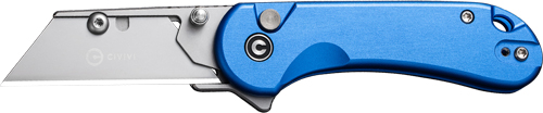 CIVIVI UTILITY KNIFE ELEMENTUM – 2.26″ BLUE W/3 EXTRA BLADES
