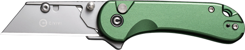CIVIVI UTILITY KNIFE ELEMENTUM – 2.26″ GREEN W/3 EXTRA BLADES