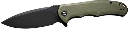 CIVIVI KNIFE PRAXIS 3.75″   OD – GREEN G10/BLACK STONEWASHED