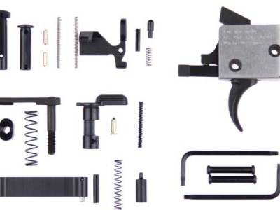 CMC AR15/AR10 LOWER PARTS KIT – WITH 3-3.5LB CURVED TRIGGER