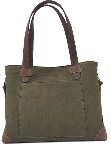 VERSACARRY CONCEAL CARRY PURSE – CANVAS OLIVE GREEN TOTE STYLE