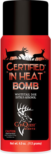 CONQUEST SCENTS DEER LURE – CERTIFIED IN HEAT AEROSOL 4OZ
