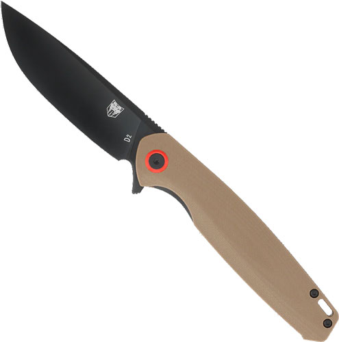 COBRATEC RATH 3.5″ FOLDER – BROWN D2 BLACK BLADE