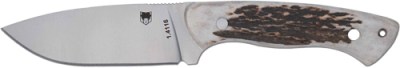 COBRATEC TWIN MOUNTAIN 4″ – FIXED BLADE GENIUN STAG W/SHTH