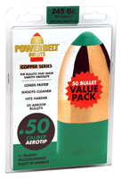 CVA POWERBELT BULLETS AERO TIP – 50 CALIBER 245GR 50-COUNT