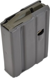 D&H TACTICAL MAGAZINE 5.56X45 – 10RD ALUMINUM GREY AR15