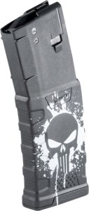 MFT EXD MAGAZINE AR15 5.56X45 – 30RD PUNISHER SPLAT WHITE