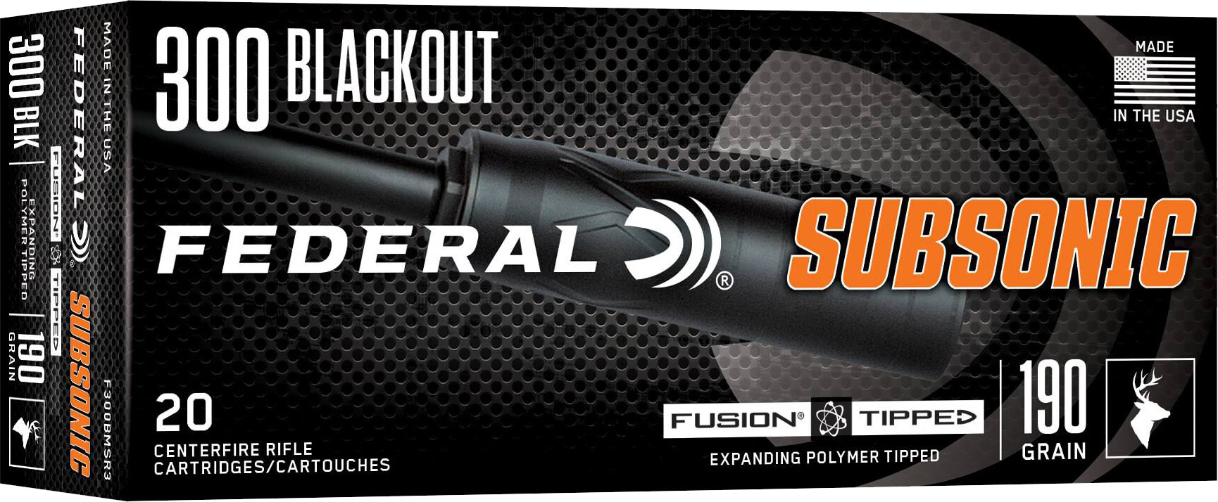 FDR 300BLK 190FR FUSION SUB 20