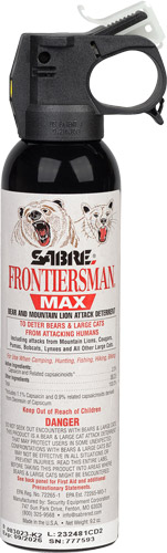 SABRE FRONTIERSMAN MAX BEAR & – MOUNTIAN LION SPRAY 9.2OZ