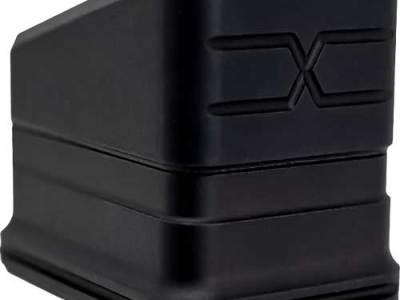 FAXON MAGAZINE EXTENSION – PLUS 5 BLACK FOR GLOCK 19