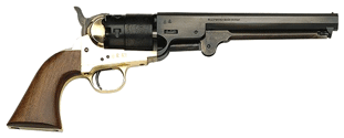 TRADITIONS BP REVOLVER 1851 – NAVY 44 CAL 7.378″ BRASS/WAL