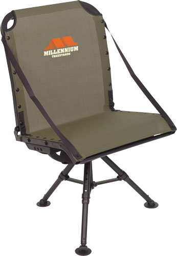 MILLENNIUM GROUND BLIND CHAIR – W/ PACKABLE LEVELING LEGS