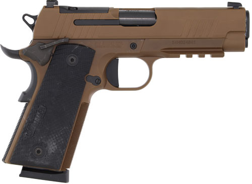 SIG 1911 XCARRY 45ACP 4.25″ – XRAY3 OR (2)8RD G10 COYOTE